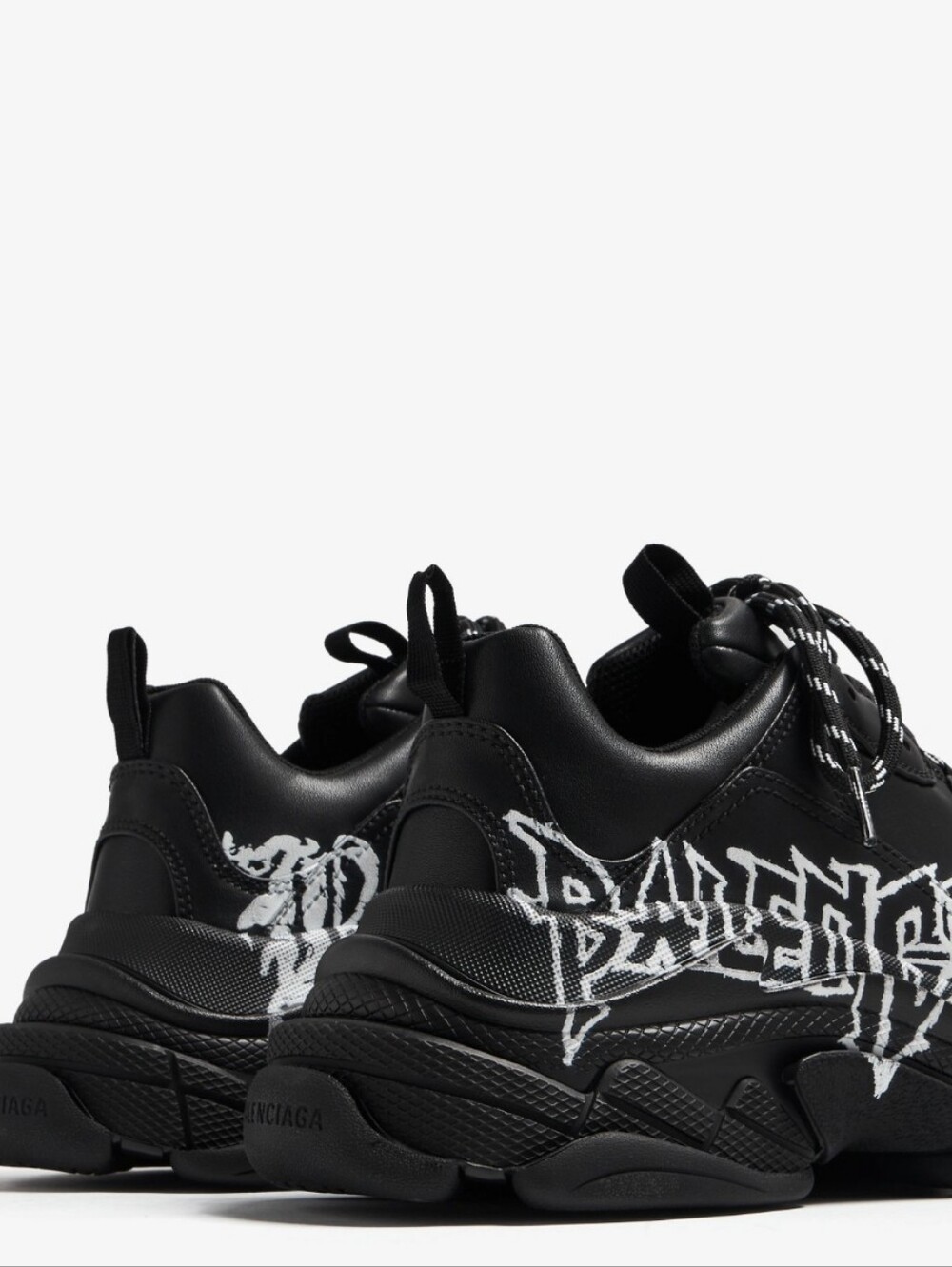 Balenciaga Triple S Black Sneakers Men Us 9 (42) - Picture 5 of 10